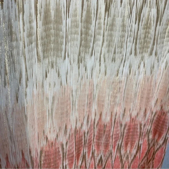 Chico’s Ombré Fairycore Michelle Glitter Metallic Elastic Waist Maxi Skirt - Picture 2 of 7